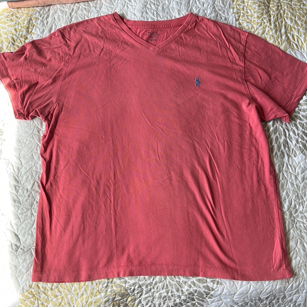 Polo Ralph Lauren Tshirt light pink and blue